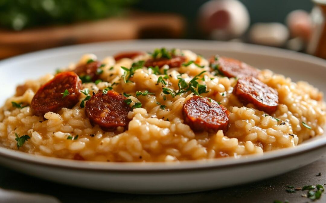 Comment réussir votre risotto au chorizo au cookeo : les secrets d&rsquo;un plat crémeux